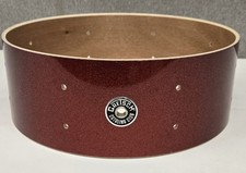 Gretsch Catalina rullante guscio batteria rosso scintillante 14"X 5" senza ferramenta