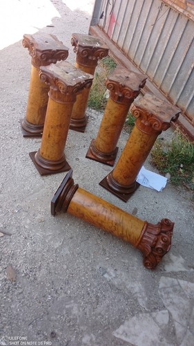 Antiche colonne legno - 6,