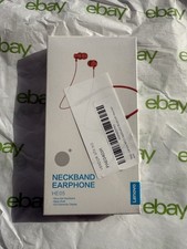 Lenovo HE05 auricolari Bluetooth collare rosso NUOVI auricolari originali originali