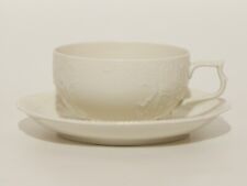 VINTAGE TAZZA TE' PORCELLANA ROSENTHAL MODELLO SANS SOUCI COLORE AVORIO