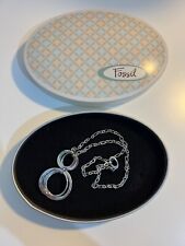 Collana FOSSIL con ciondolo in acciaio