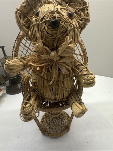 Orso paglia fatto mano - orso,