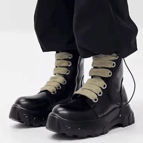 Scarpe moto uomo zip laterale