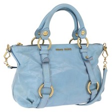 Miu Miu Hand Bag Leather 2way