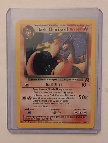 Dark charizard team - charizard, 4/82