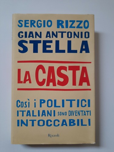 Libro casta sergio rizzo - libro, la