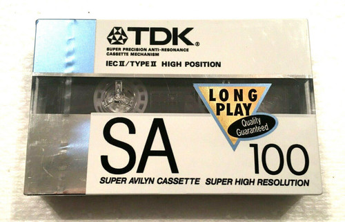 Tdk 100 audiocassetta - tdk,
