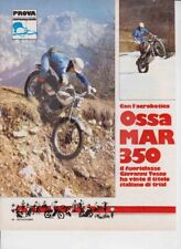 PUBBLICITA'  ADVERTISING-MOTO OSSA MAR 350 1976-MOTOSPAGNOLE TRIAL EPOCA