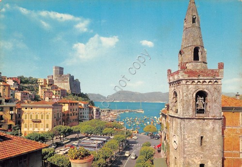 Cartolina lerici scorcio paese - scorcio,