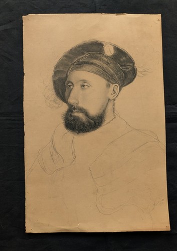 Disegno 1872 uomo - con, barba