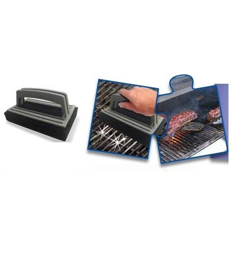 Spazzola abrasiva bbq fibra - abrasiva, c/fibra