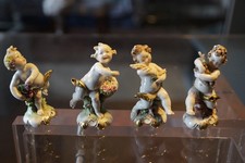 PORCELLANA  CAPODIMONTE GIUSEPPE CAPPE Cappè 4 STAGIONI, perfette