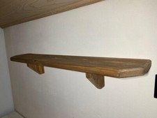Mensola/ sostegno/ scaffale in legno naturale colore noce, resiste fino a 40 kg.