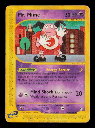 Pokemon card mime 95a - mr., 95a/147