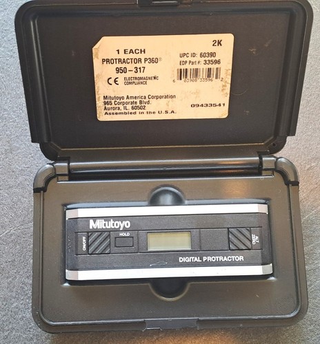 Mitutoyo digital protractor - mitutoyo,