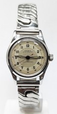 Orologio Aristo import inc swiss military style watch anni 50 stainless steel