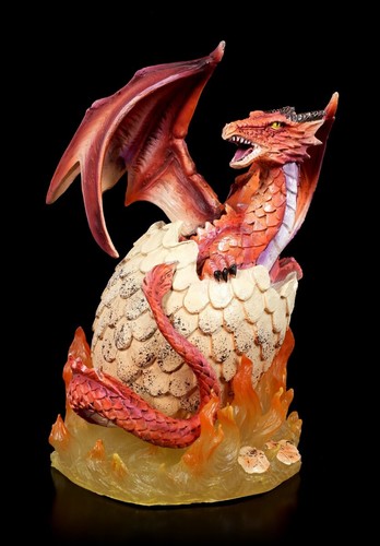 Statuetta drago fuoco - statuetta,