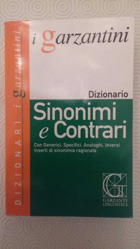 Dizionari garzantini - dizionari,