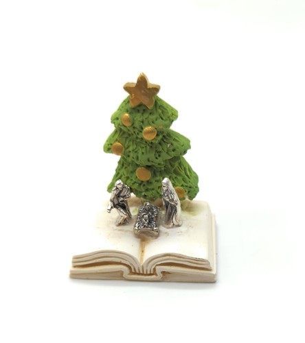 Mini presepe resina - in,