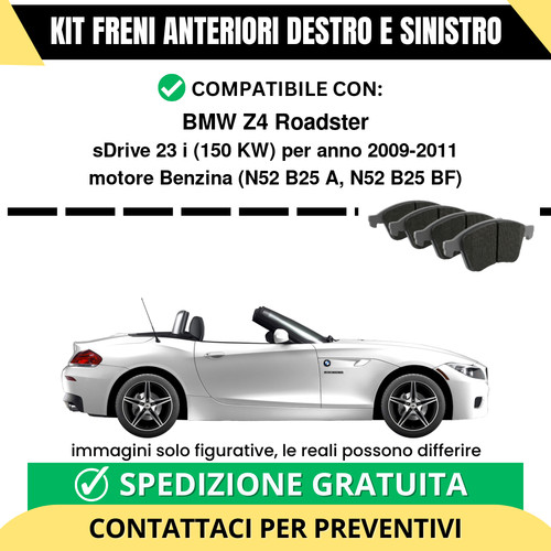 Pastiglie freno anteriori per - pastiglie,