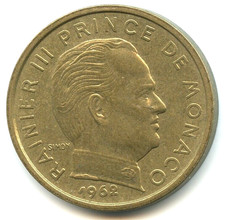 Monaco 10 centesimi Ranieri
