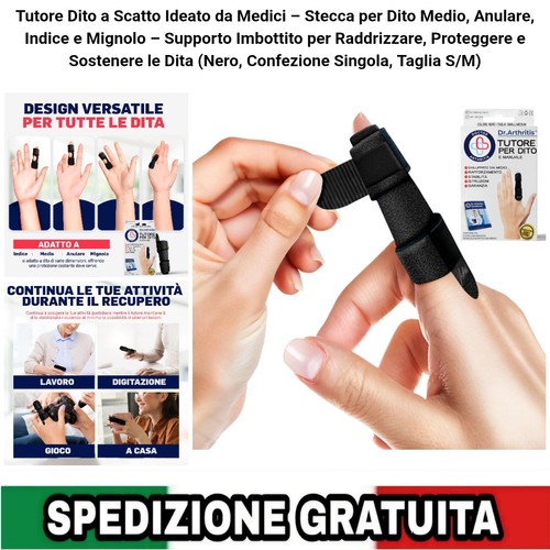 Tutore dito scatto stecca - tutore,