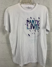 T-shirt maglietta Zumba Fitness Party Live donna adulto bianca grafica S/S taglia unica palestra