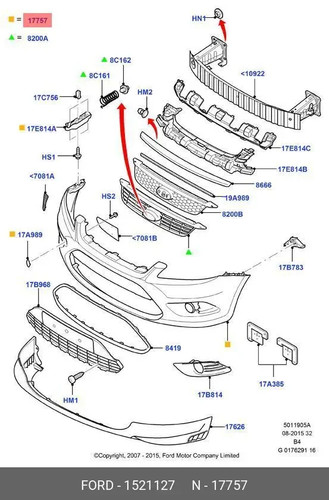 Paraurti bumper anteriore - paraurti,