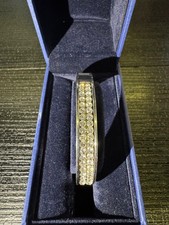 Swarovski Bracciale Rigido con Cristalli Originale + Scatola | Eleganza Donna