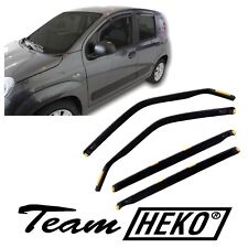 Deflettori Aria Per Fiat Panda 3 2012-2024 5-Porte Set 4 Antiturbo Antivento