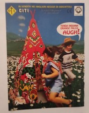 Inserto pubblicità ritaglio Tenda indiana grande falci Augh! advertising