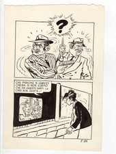 RAOUL BUZZELLI - TAVOLA ORIGINALE PETER PAPER