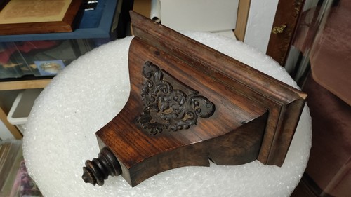 Antica mensola poggiolo legno - antica,