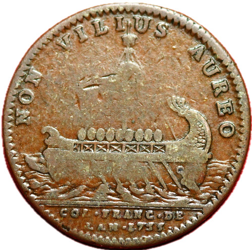 16424 jeton canada louis xv - -,