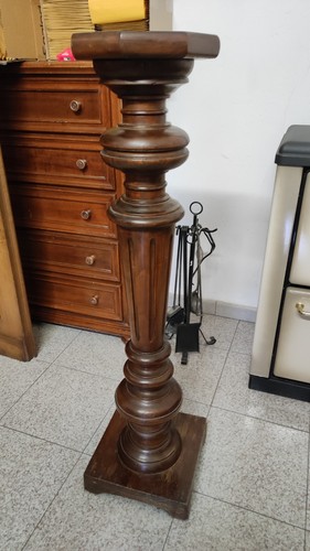 Colonna piantana legno porta - legno,