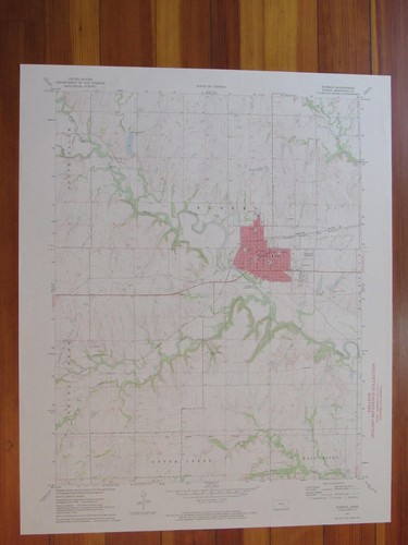 Eureka kansas 1973 mappa - eureka,