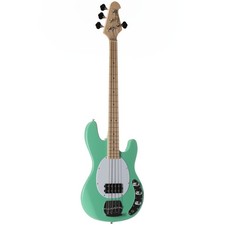 J&D MMB basso elettrico, 4 corde, Surf Green, tiglio, acero, 21 fasci, humbucker, passivo