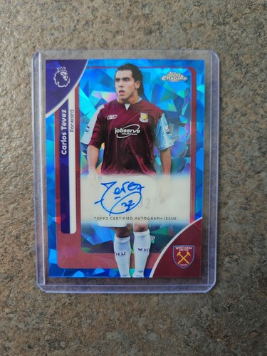 Carlos tevez auto - carlos, topps
