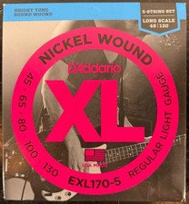 D'Addario EXL170-5 Corde per