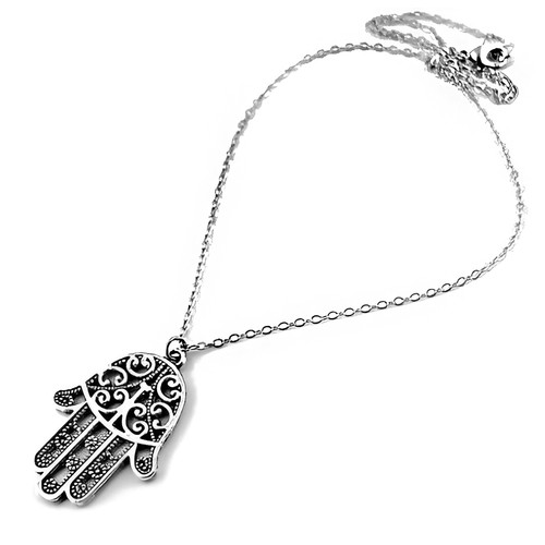 Collana mano fatima - collana, argento