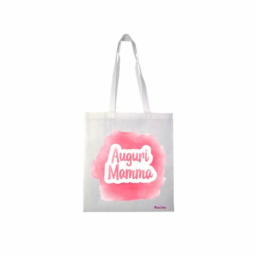 Borsa poliestere 36x40 scritta - poliestere,