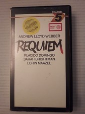 FILM VHS Andrew LLYD Webber Requiem Domingo Brightman Maazel 