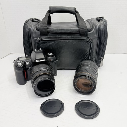 Nikon n80 35mm film camera - film, kit