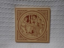 Antica piastrella vittoriana