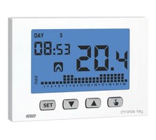 TERMOSTATO A PARETE A BATTERIA