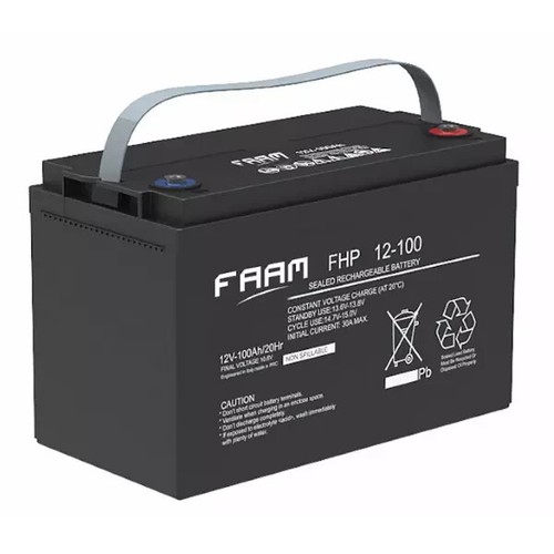 Batteria 12v 100 - faam, al