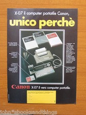1984 X 07 CANON PORTATILE