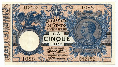 Lire biglietto stato - biglietto,