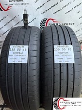 2 PNEUMATICI USATI DI OCCASIONE 235/55/18 GOODYEAR ESTIVE  GOMME 235 55 18