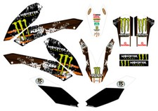 Kit Grafiche Complete Adesivi Per Ktm 690 Monster Crystal